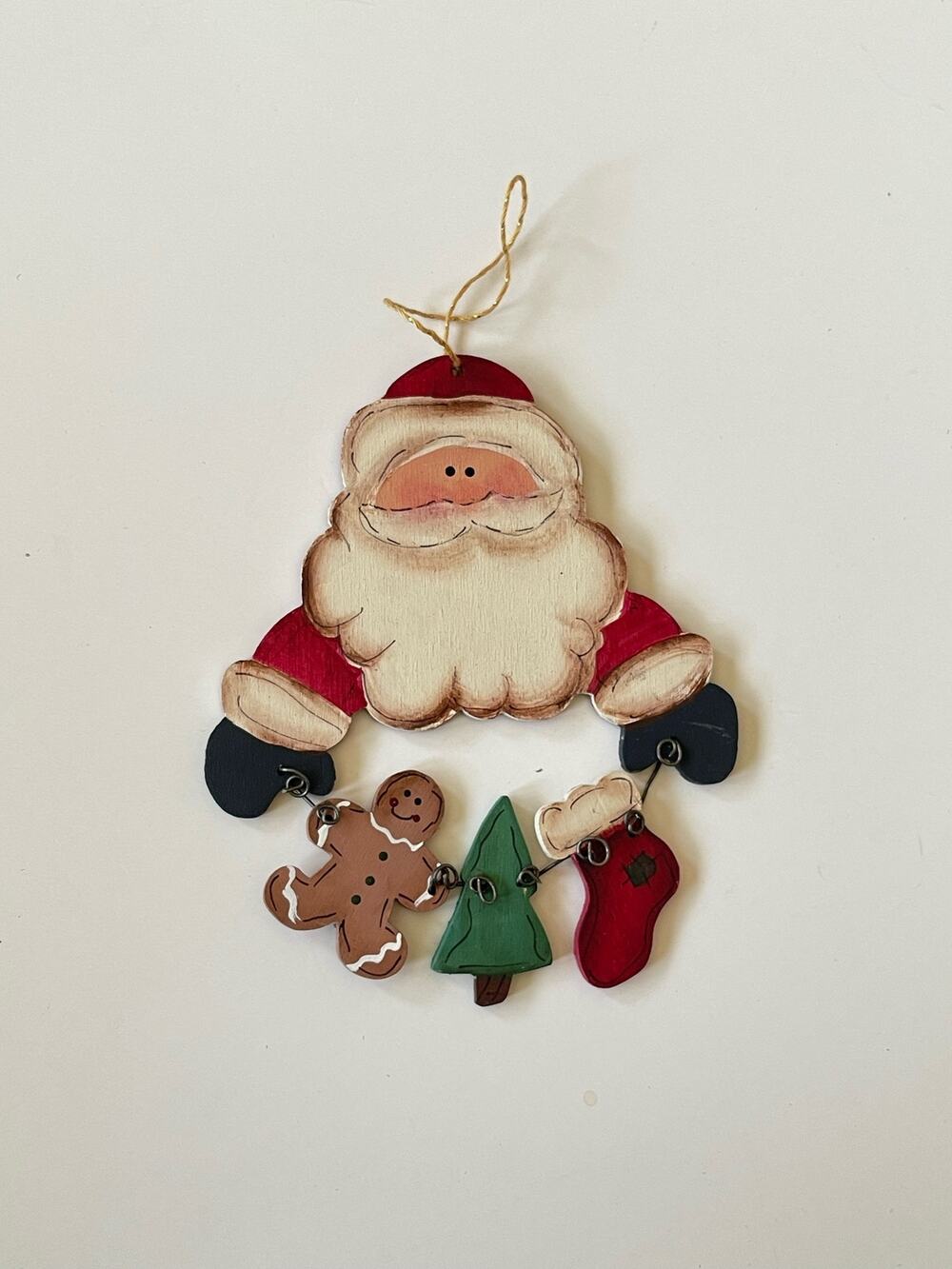 Cute Vintage Santa Christmas Ornament